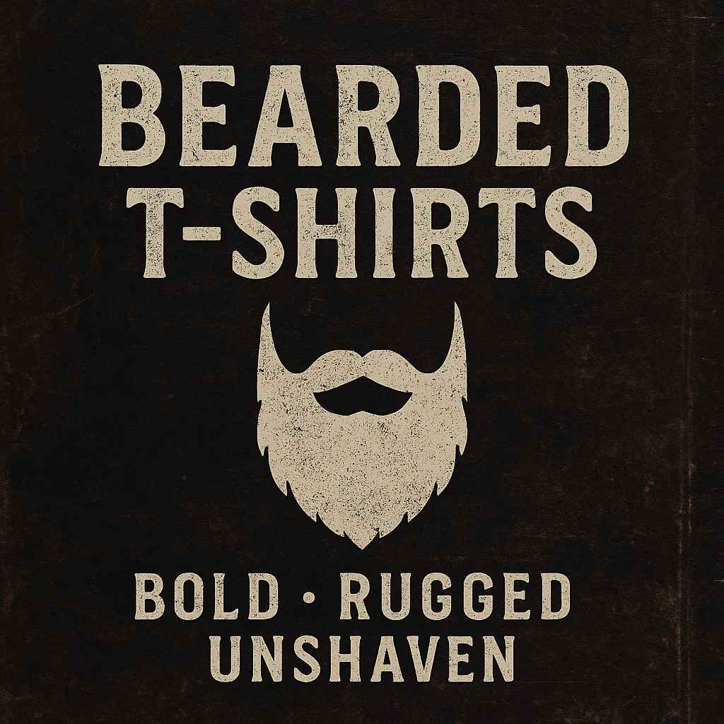 Bearded T-Shirts by The Salty Medic – bold, funny beard-themed shirts for confident, rugged men who live the bearded lifestyle