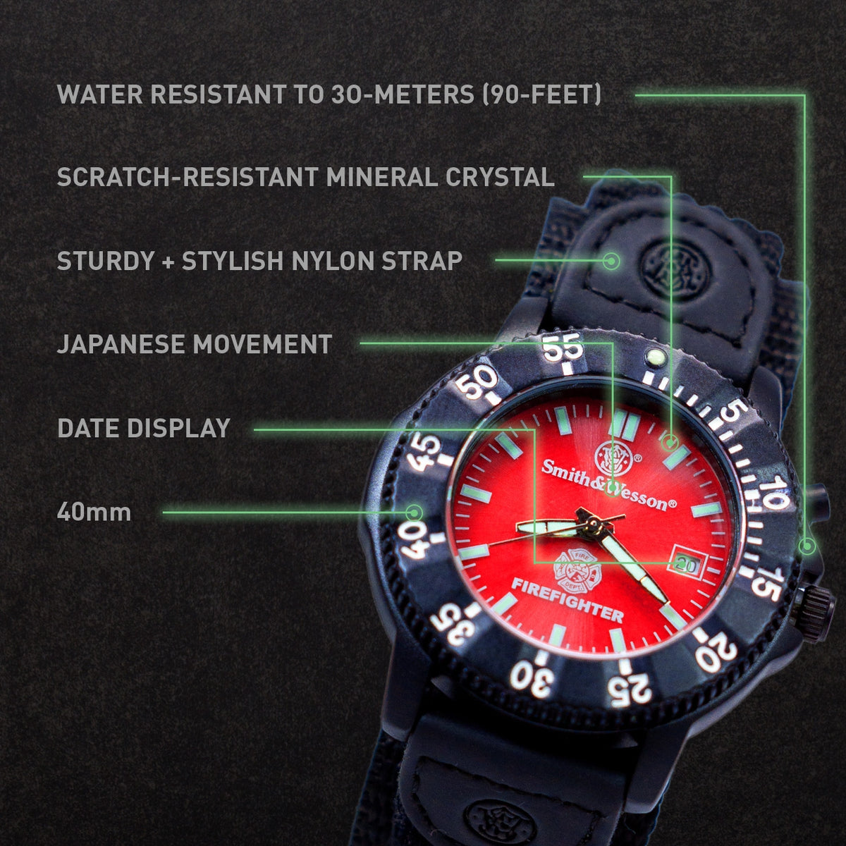 Smith & Wesson Fire Fighter Watch