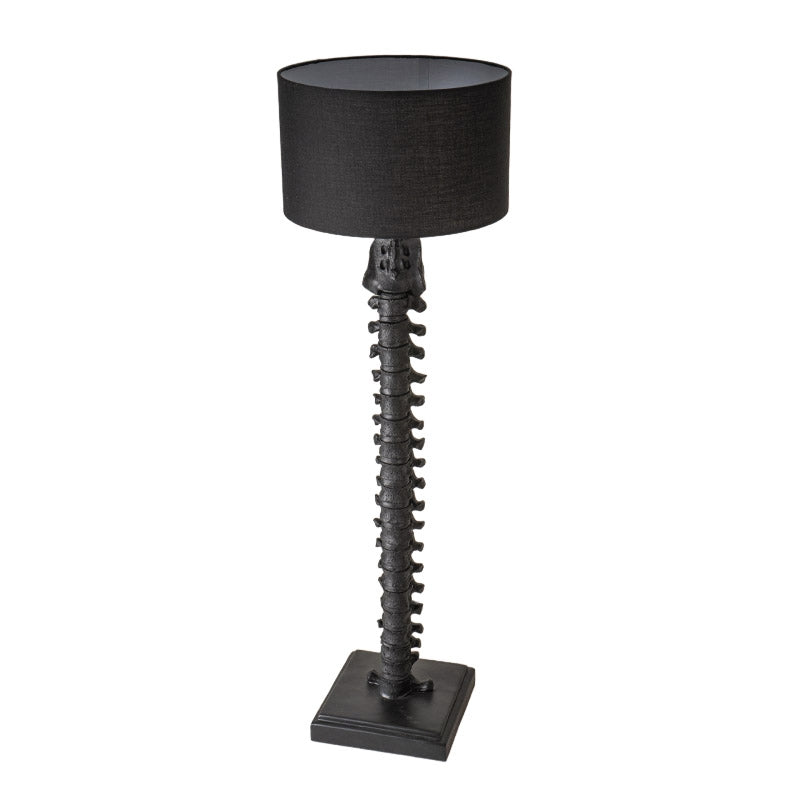 Black Vertebrae Spine Skeleton Human Anatomy Table Lamp Unique