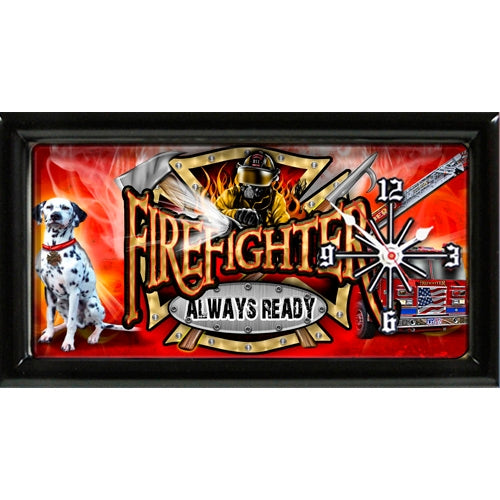 The Fire Department - Always Ready Clock