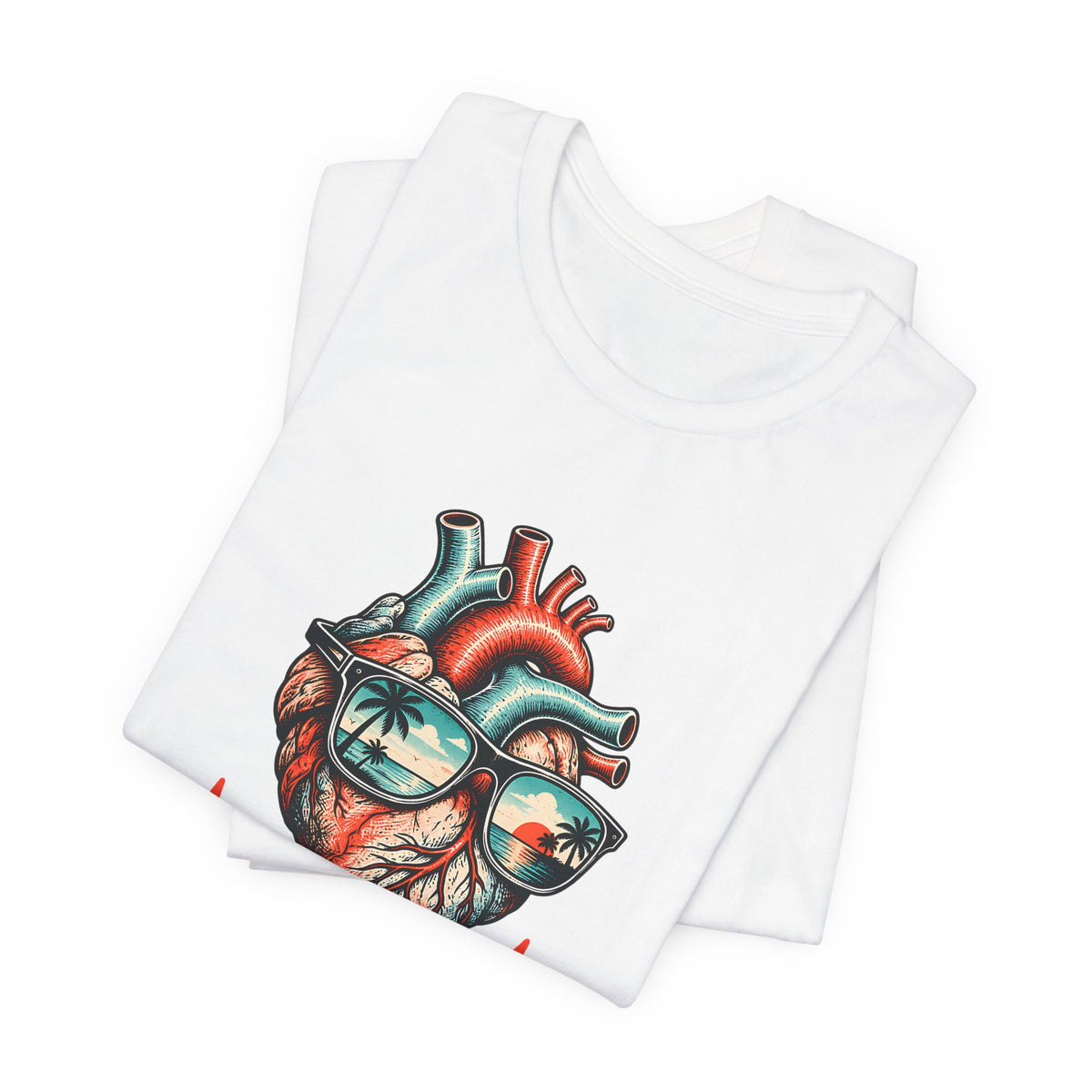 Analyzing Rhythm Vacation Advised — Heart on Holiday Graphic T-Shirt
