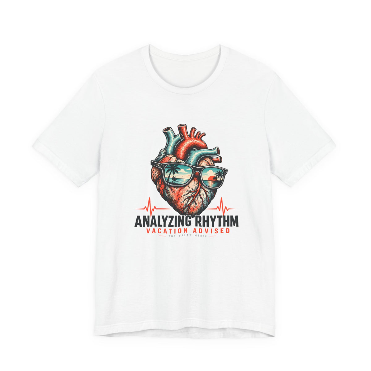 Analyzing Rhythm Vacation Advised — Heart on Holiday Graphic T-Shirt