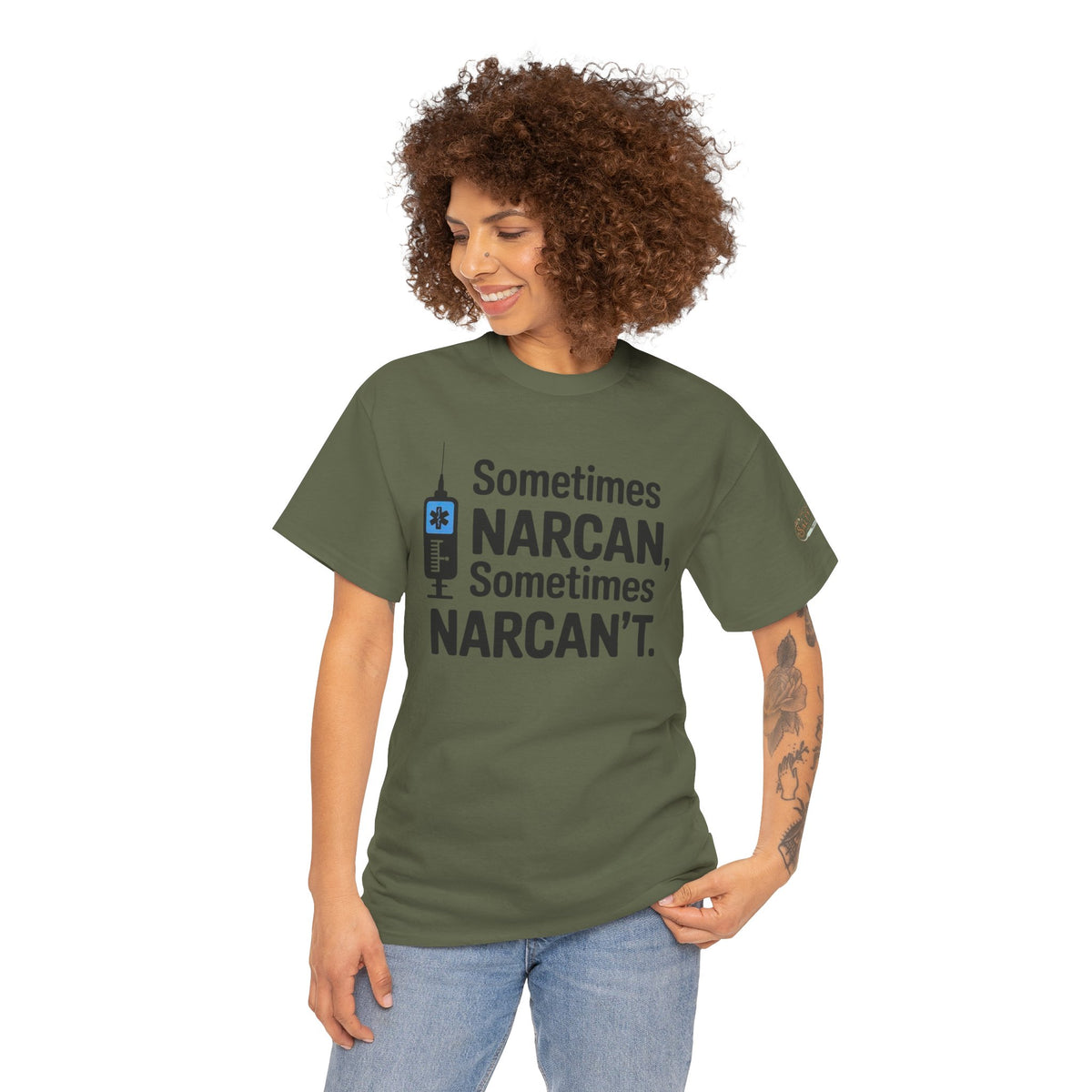 Funny EMS Narcan Shirt – “Sometimes Narcan, Sometimes Narcan’t” Paramedic Humor T-Shirt
