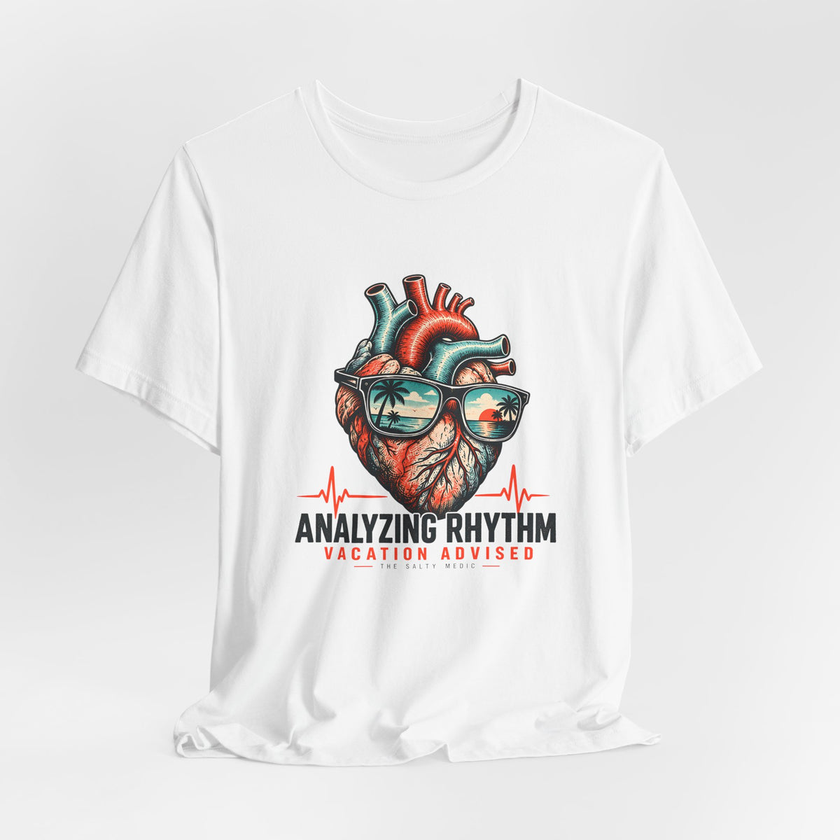 Analyzing Rhythm Vacation Advised — Heart on Holiday Graphic T-Shirt