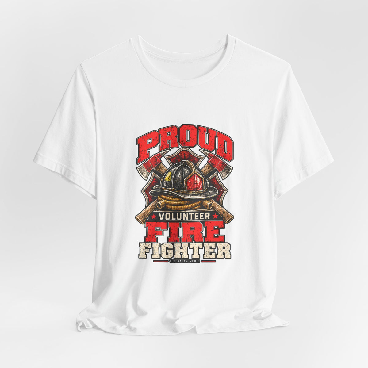 Proud Volunteer Firefighter — Volunteer Heritage Graphic T-Shirt