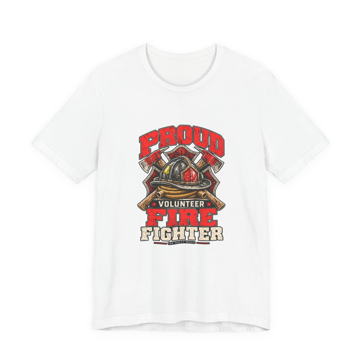 Proud Volunteer Firefighter — Volunteer Heritage Graphic T-Shirt