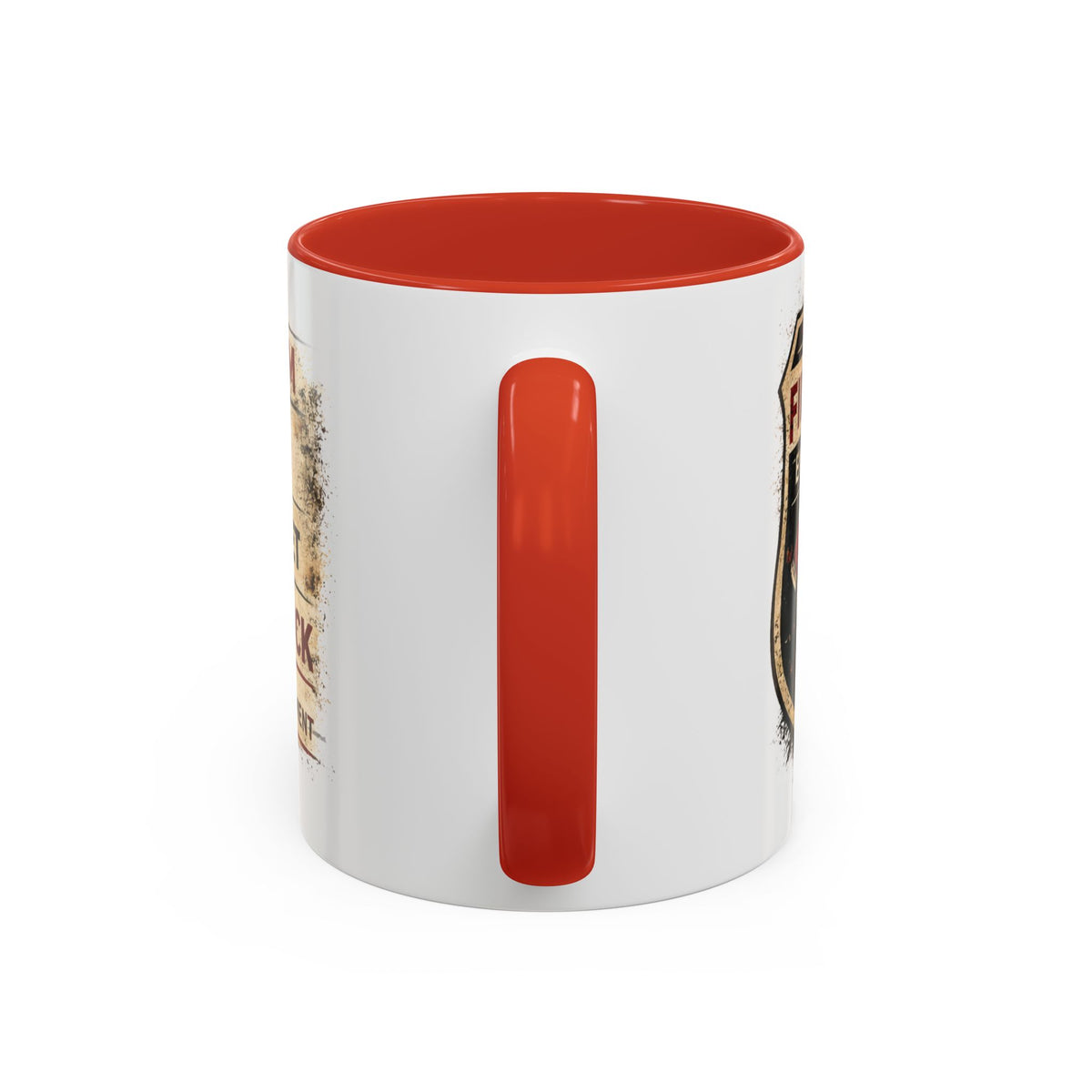 Firefighter Coffee Mug – Funny Fire Department Gift | “Entrance Exam: Passed, Grab a Bucket, Wash the Truck”