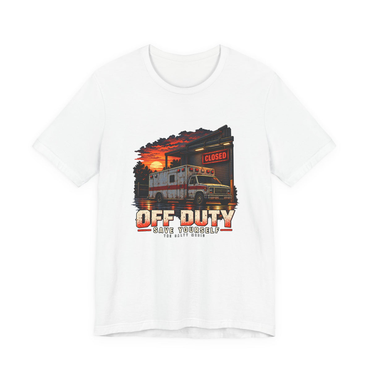 Off Duty Save Yourself — Bay Closed Graphic T-Shirt