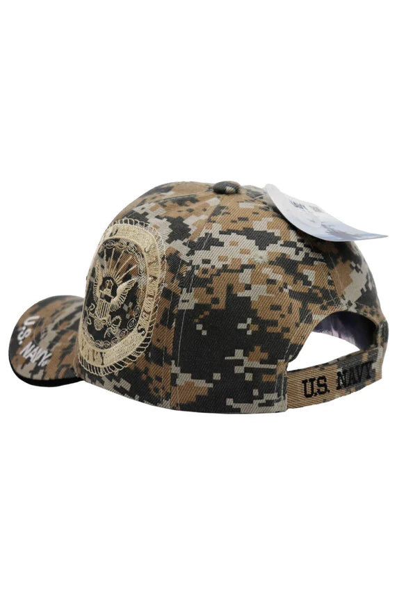 U.S. Navy Official Licensed Baseball Cap – Curved Bill Six Panel