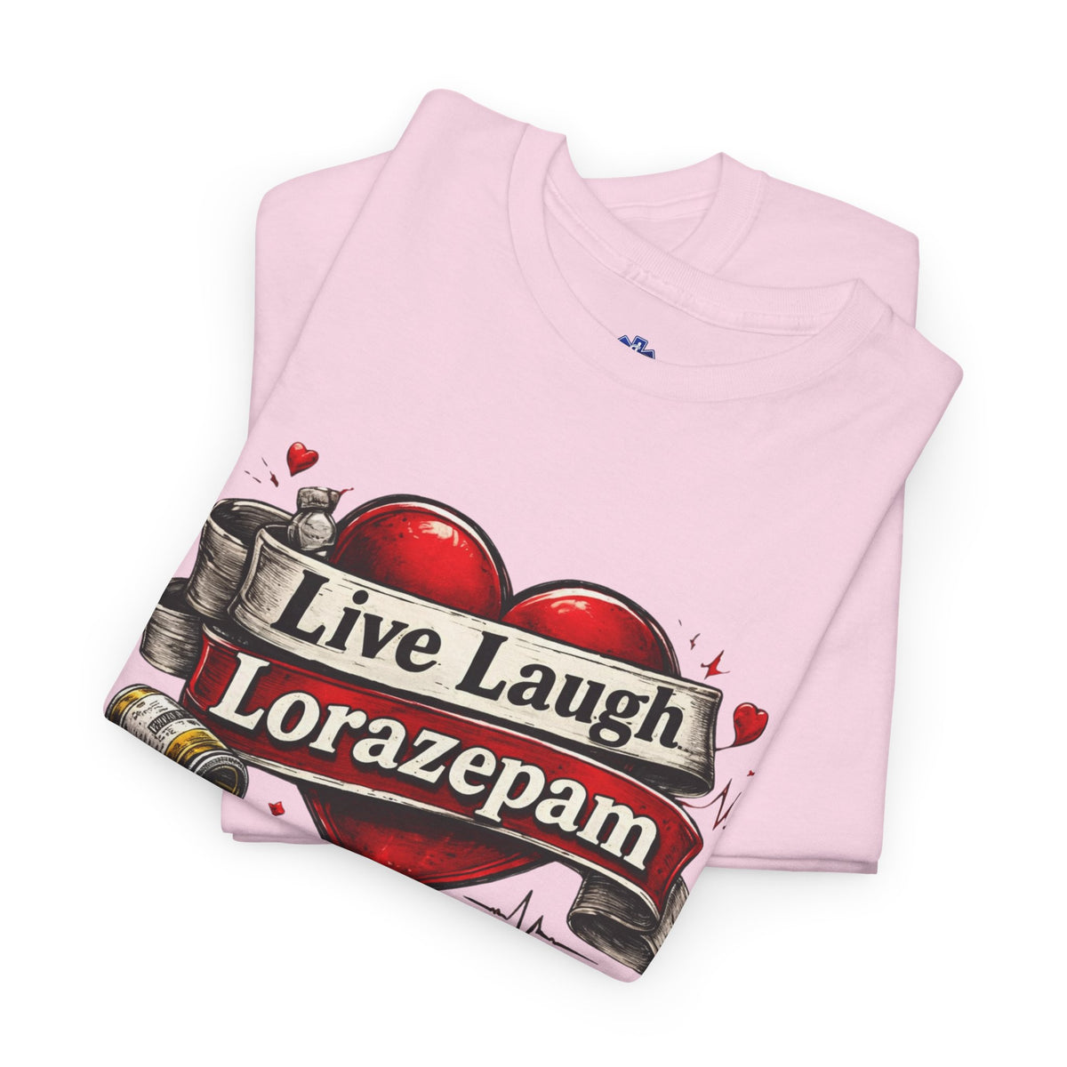 Live Laugh Lorazepam Shirt – Dark Humor Nurse & EMS Graphic Tee | Salty Medic