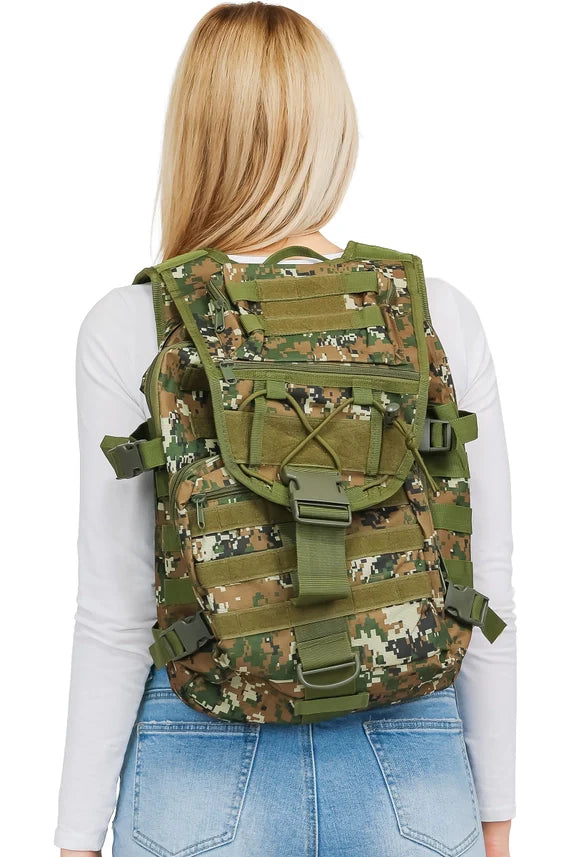 Tactical Utility Heavy Duty Polyester Backpack – Rugged Design