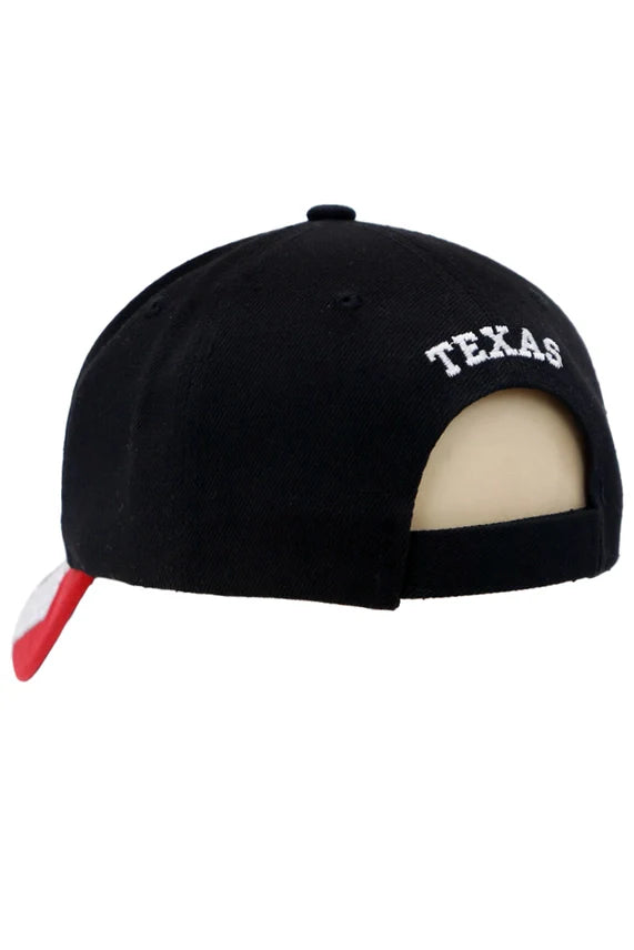 Texas Longhorn Embroidered Baseball Cap – Curved Bill Velcro Back