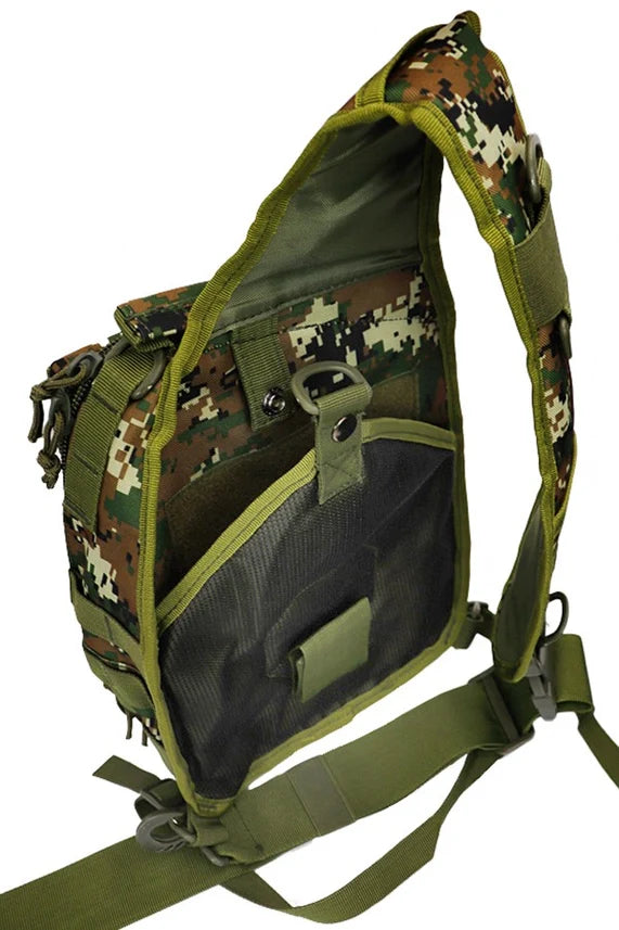 Tactical Utility Heavy Duty Shoulder Sling Bag – MOLLE Ready
