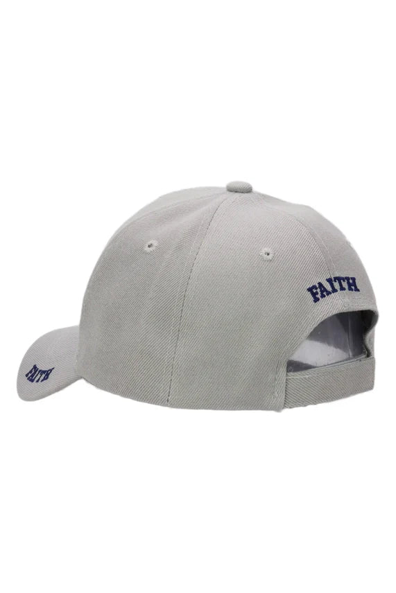 Faith Cross Logo Baseball Cap – Velcro Back Curved Bill