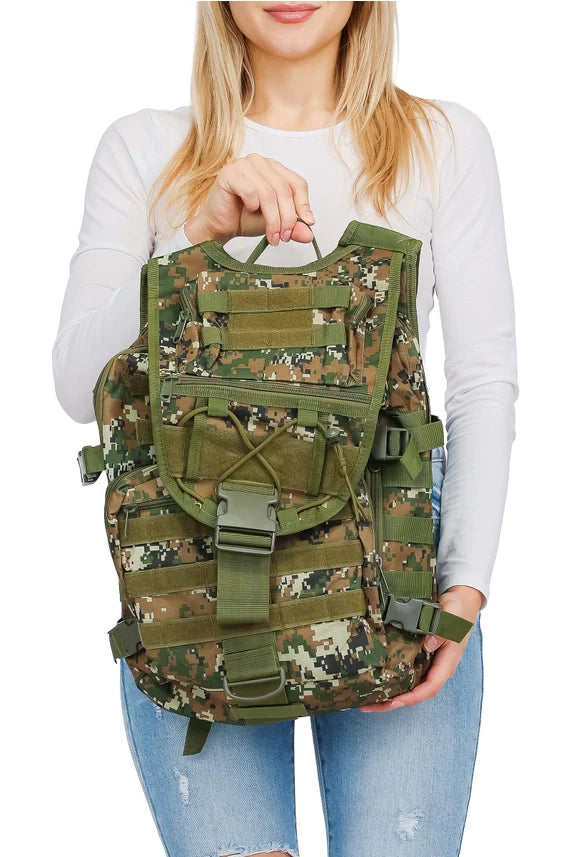 Tactical Utility Heavy Duty Polyester Backpack – Rugged Design