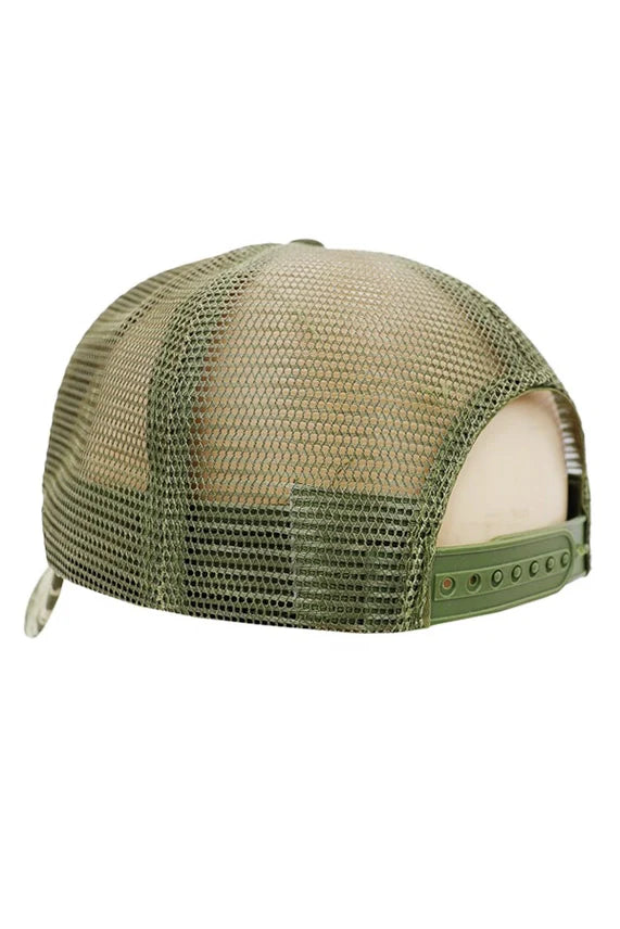 Digital Camo Ripstop Trucker Hat – Mesh Back American Flag