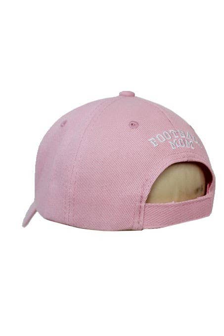 Football Mom Rhinestone Baseball Cap – Curved Bill Velcro Back