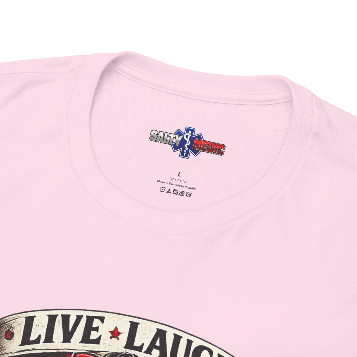 Live Laugh Lorazepam Skull Shirt – Dark Nurse & EMS Graphic Tee | Salty Medic