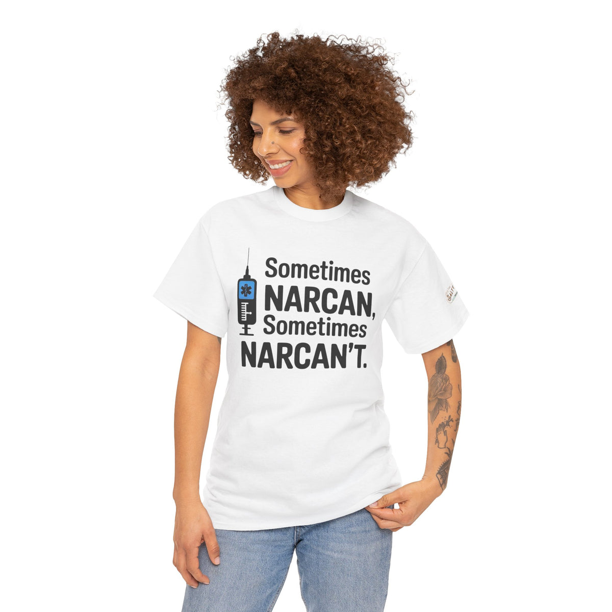 Funny EMS Narcan Shirt – “Sometimes Narcan, Sometimes Narcan’t” Paramedic Humor T-Shirt