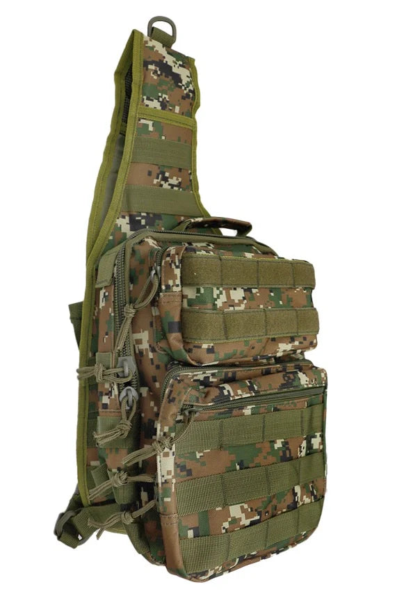 Tactical Utility Heavy Duty Shoulder Sling Bag – MOLLE Ready