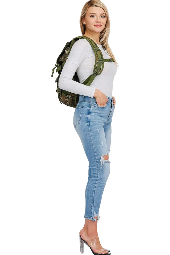 Tactical Utility Heavy Duty Polyester Backpack – Rugged Design