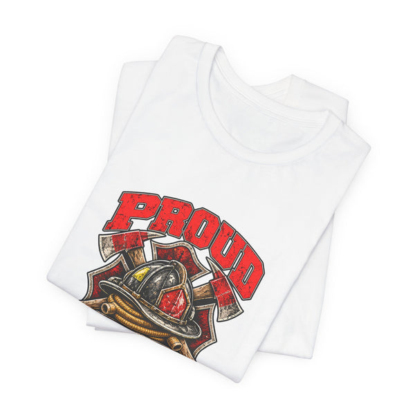 Proud Volunteer Firefighter — Volunteer Heritage Graphic T-Shirt