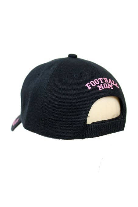Football Mom Rhinestone Baseball Cap – Curved Bill Velcro Back
