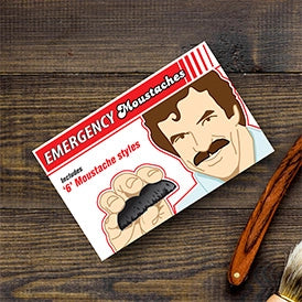 Emergency Moustaches – Firefighter Disguise Kit with Zero Regrets
