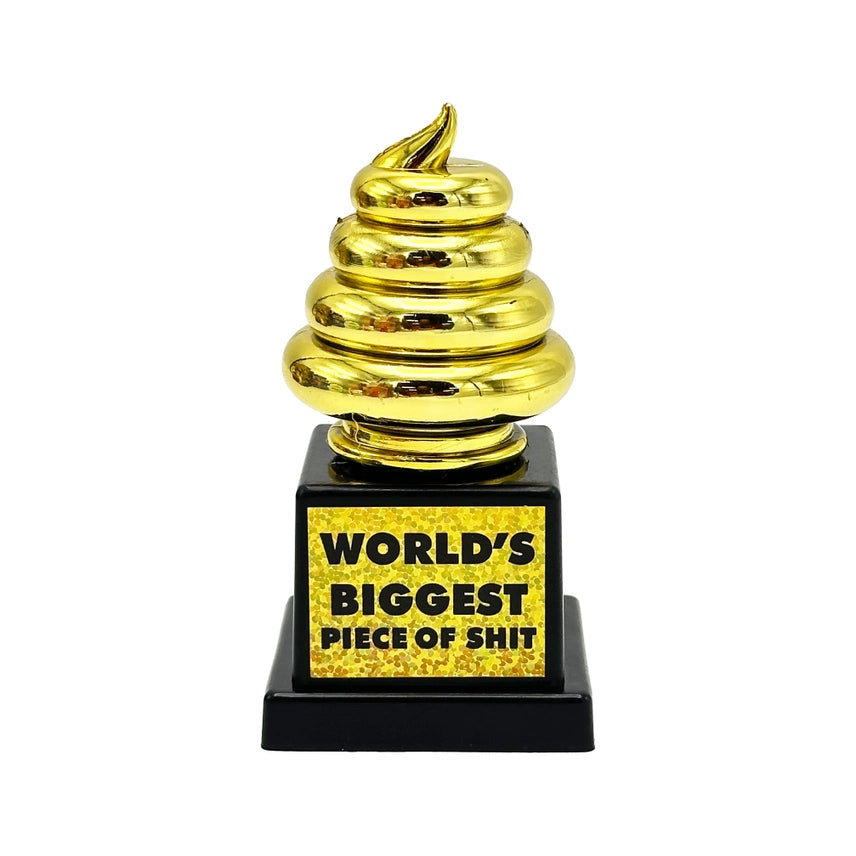 World’s Biggest Piece of Sh*t Trophy – Funny Gag Gift & Desk Award