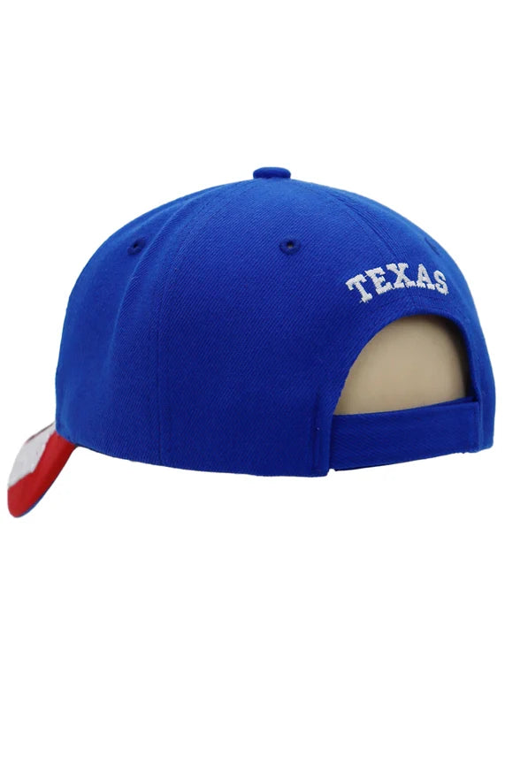 Texas Longhorn Embroidered Baseball Cap – Curved Bill Velcro Back