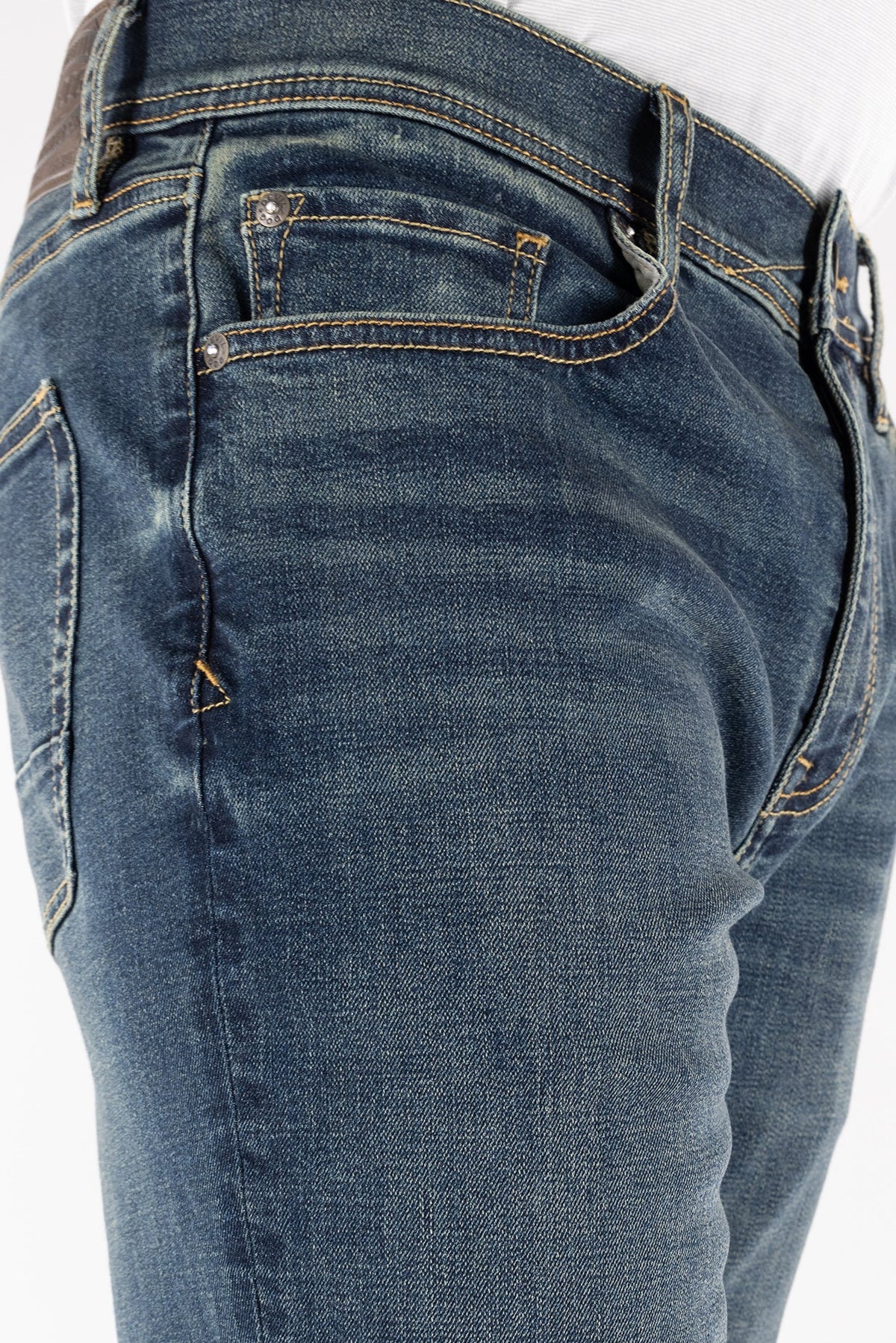 DEVIL-DOG® Athletic Fit Stretch Jeans – Burke Vintage Indigo