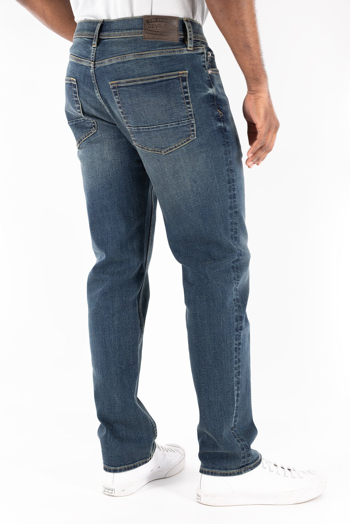 DEVIL-DOG® Athletic Fit Stretch Jeans – Burke Vintage Indigo