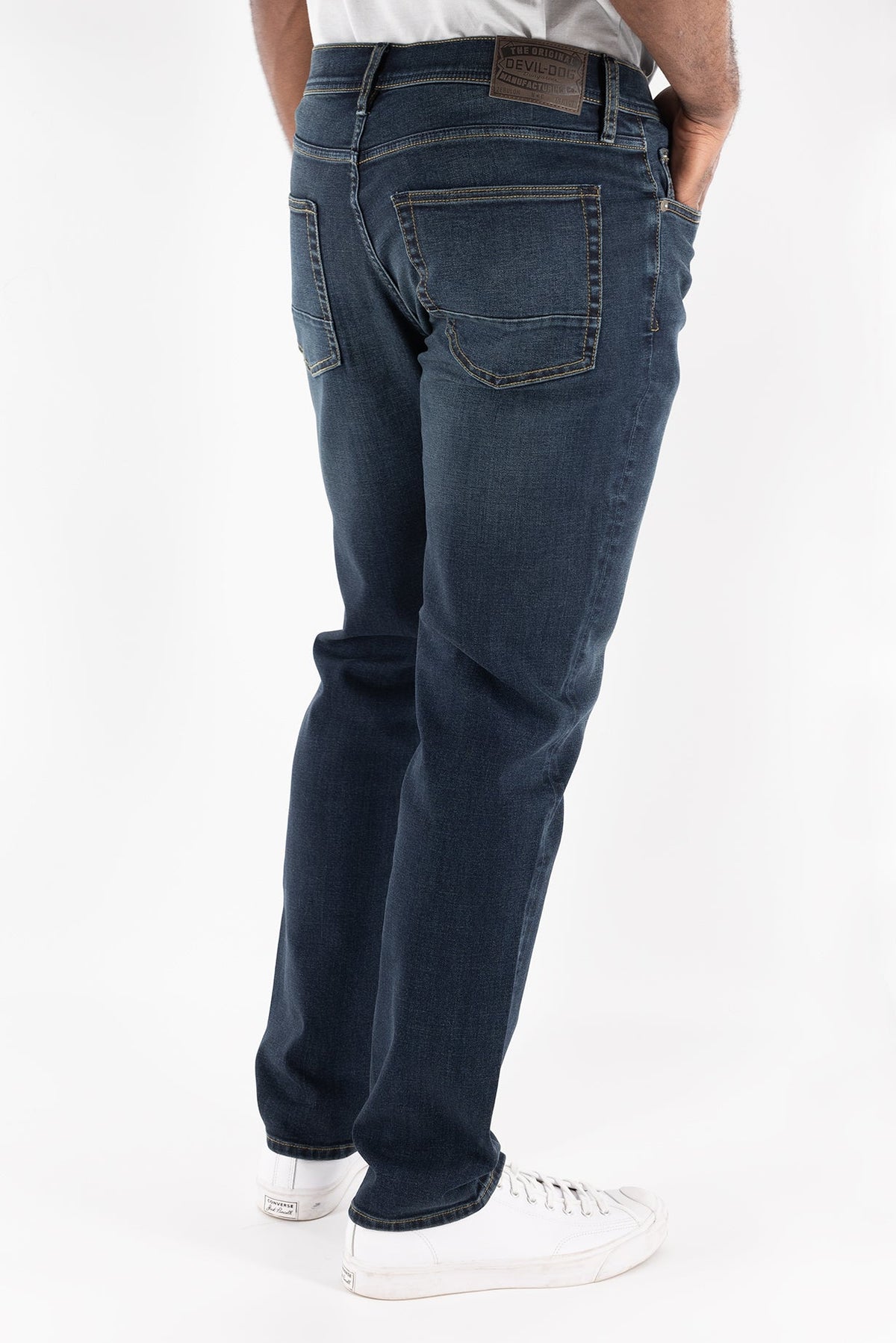DEVIL-DOG® Athletic Fit Stretch Jeans – Durham Dark Indigo