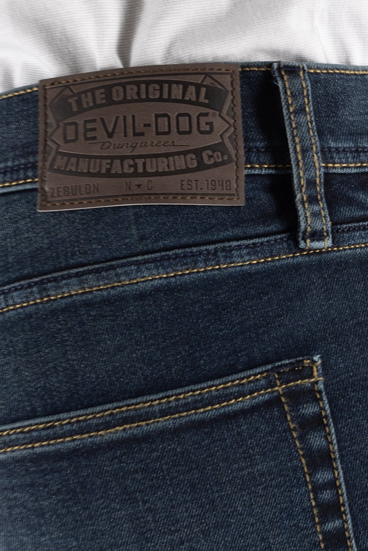 DEVIL-DOG® Athletic Fit Stretch Jeans – Durham Dark Indigo