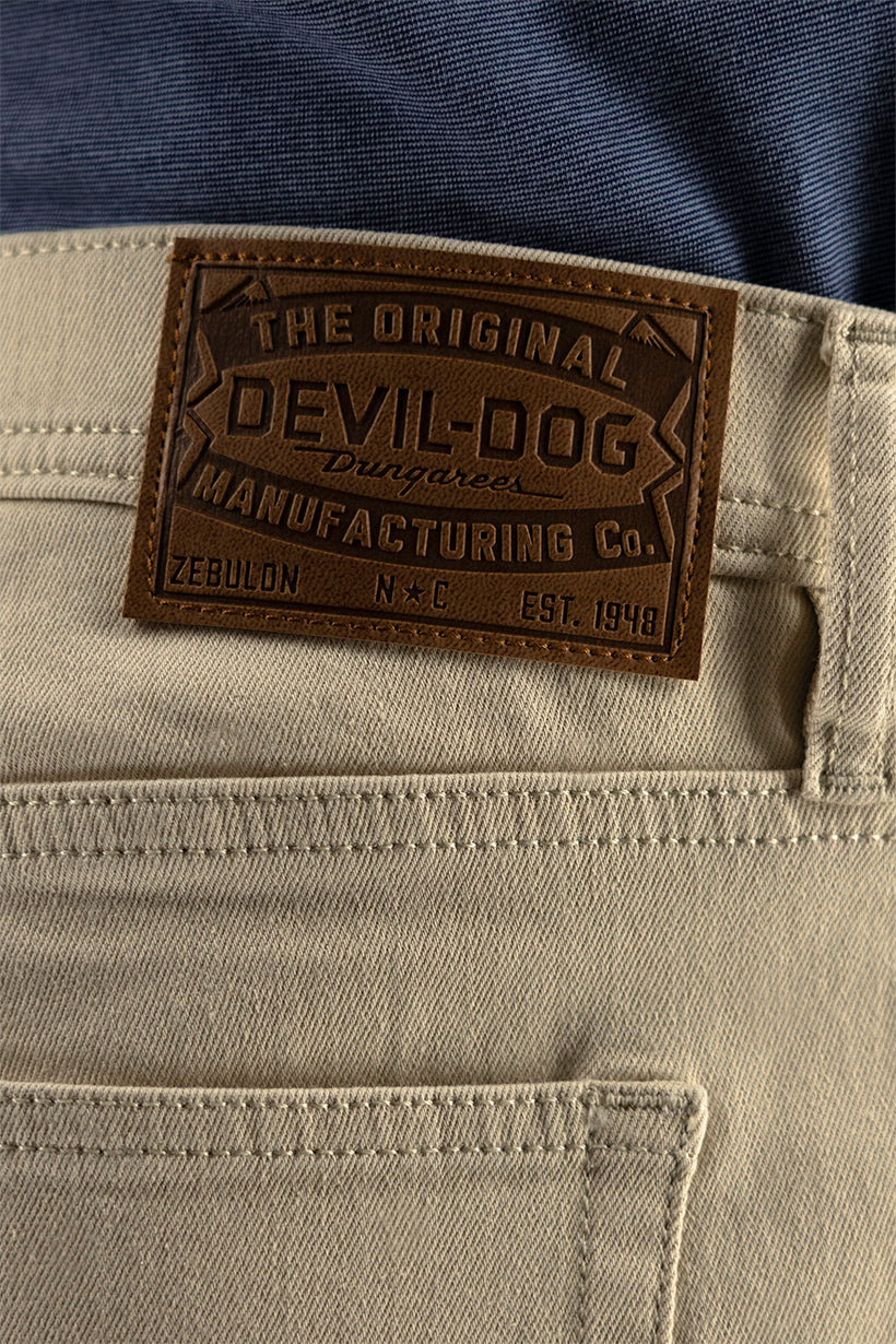 DEVIL-DOG® Athletic Fit Stretch Jeans – Brown Rice