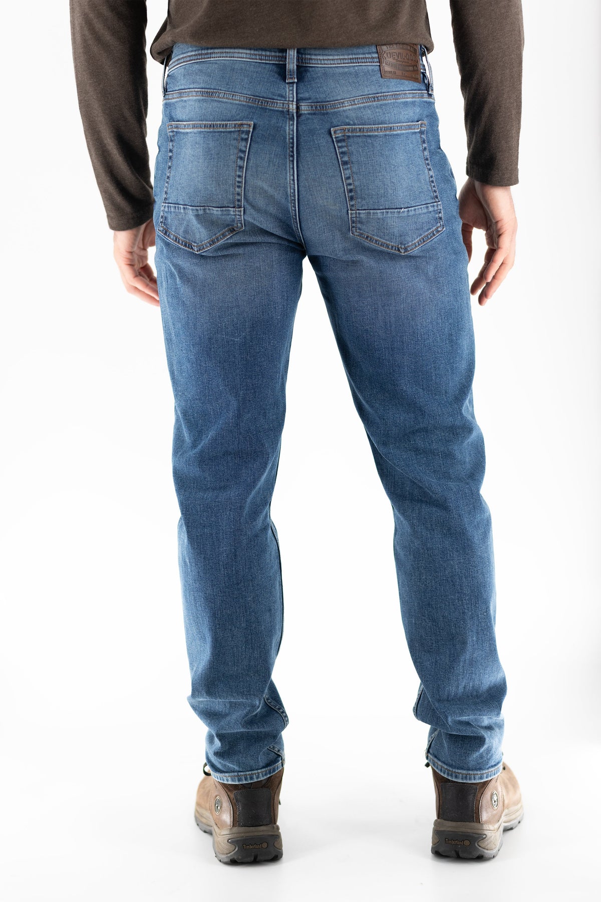 DEVIL-DOG® Athletic Fit Stretch Jeans – Falls Lake Clean Medium