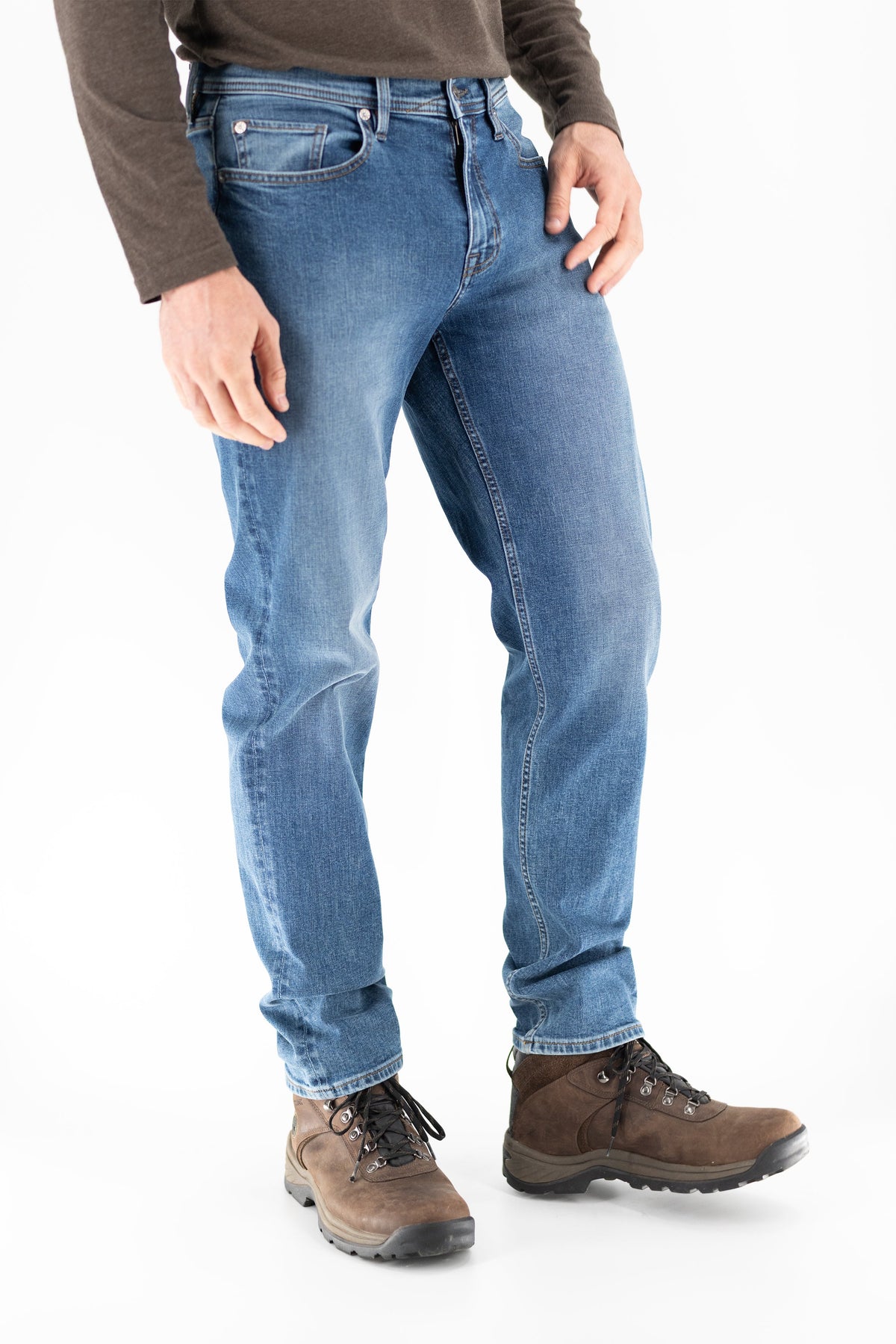 DEVIL-DOG® Athletic Fit Stretch Jeans – Falls Lake Clean Medium