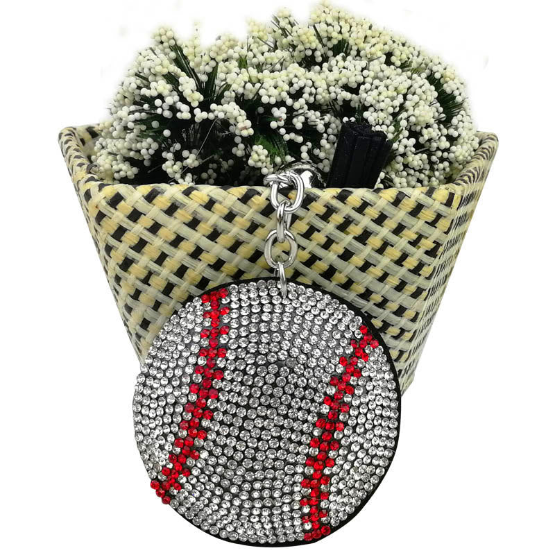 Baseball Rhinestone Sports-Ball Bag Charms — Team Packs — supplier-provided product image