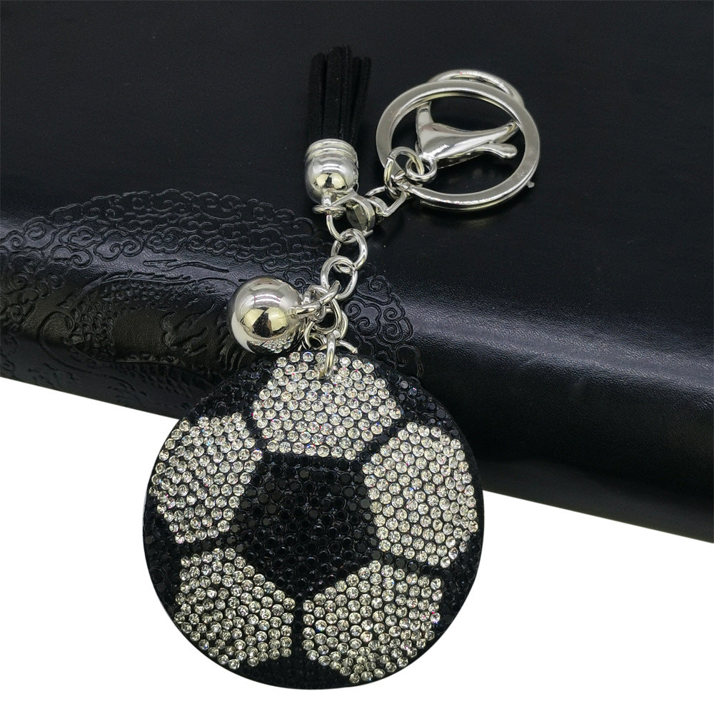 Soccer Rhinestone Sports-Ball Bag Charms — Team Packs — supplier-provided product image