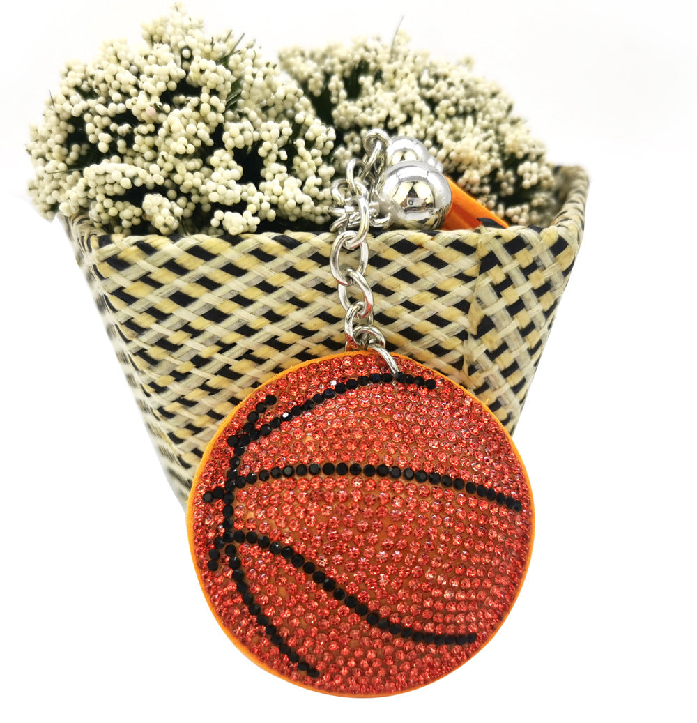 Basketball Rhinestone Sports-Ball Bag Charms — Team Packs — supplier-provided product image