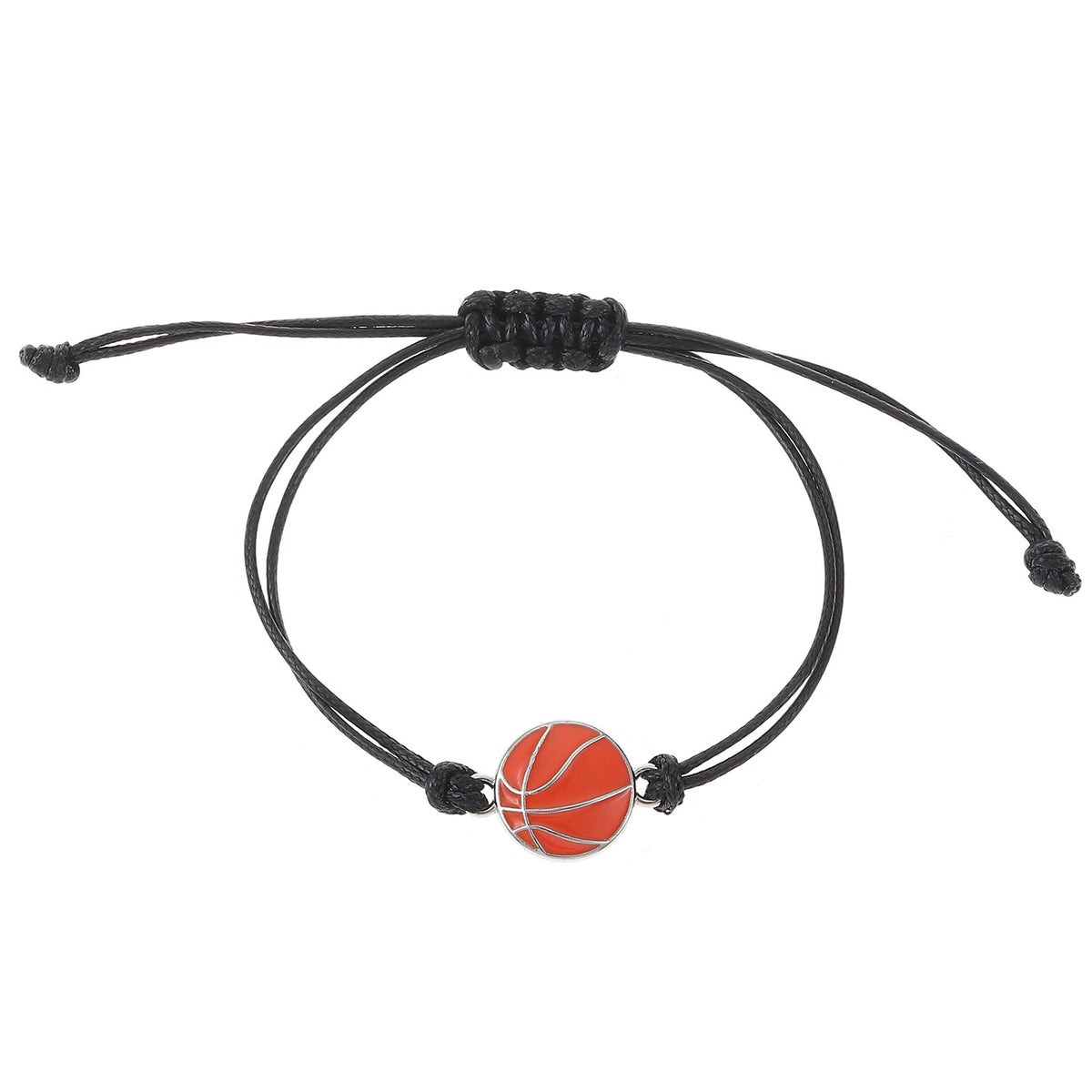 Basketball Adjustable Sports-Ball Bracelets — Team Packs — supplier-provided product image