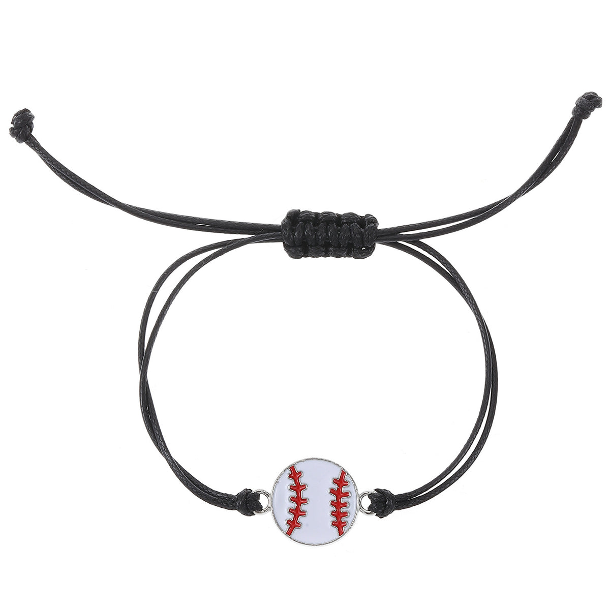 Baseball Adjustable Sports-Ball Bracelets — Team Packs — supplier-provided product image
