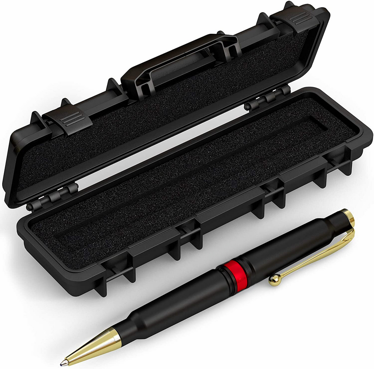 .308 real bullet casing pen thin red line tactical gift box