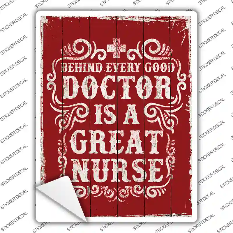 Great Nurse Novelty Rectangle Sticker Decal