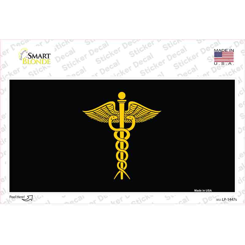Caduceus Novelty Sticker Decal