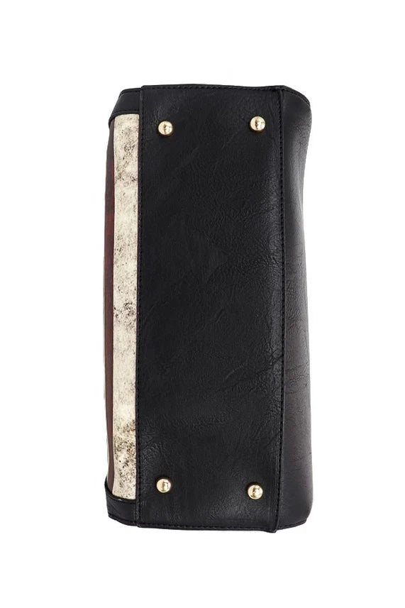 Vintage American Flag Continental Wallet Set – Leather Trim