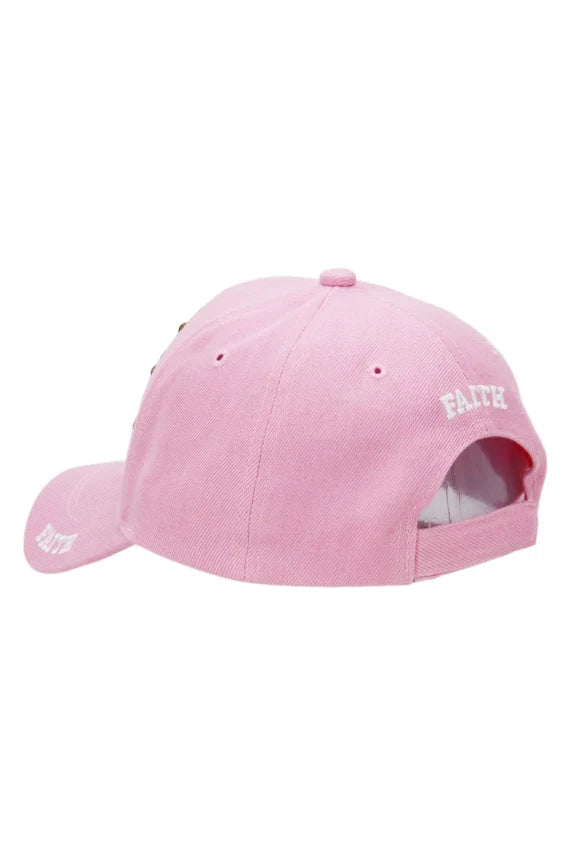 Faith Cross Logo Baseball Cap – Velcro Back Curved Bill