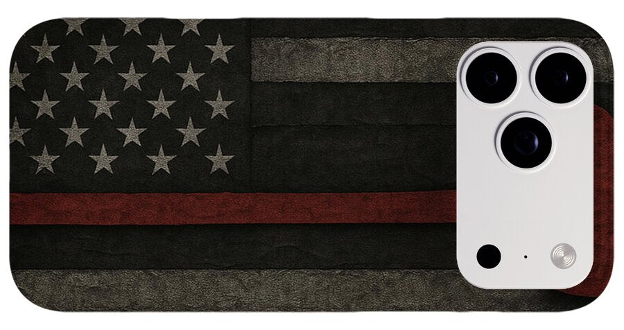 American Flag with Red Axe - Phone Case