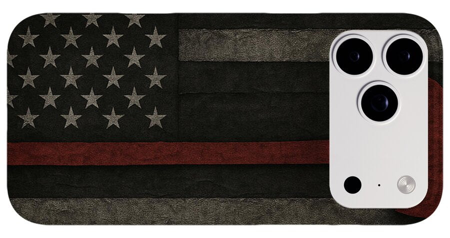American Flag with Red Axe - Phone Case