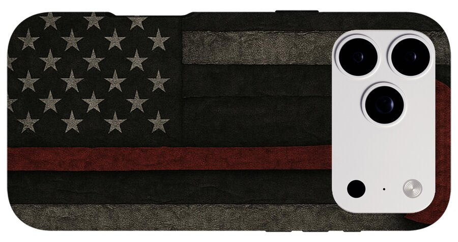 American Flag with Red Axe - Phone Case